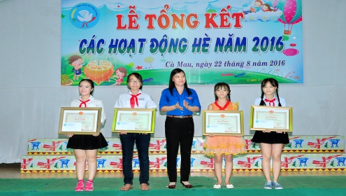 Nhà Thiếu nhi tỉnh Cà Mau Tổng kết các hoạt động hè năm 2016
