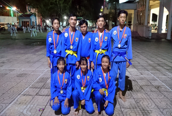 Câu lạc bộ Vovinam Nhà Thiếu nhi tỉnh tham gia Giải trẻ và Giải vô địch Vovinam tỉnh Cà Mau năm 2017