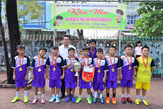 Khai mạc Giải bóng đá truyền thống 01/6 cho các em thiếu nhi trên địa bàn tỉnh Cà Mau năm 2018