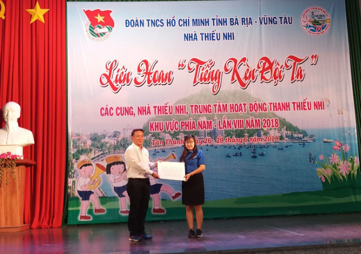 Tham gia Liên hoan “Tiếng kèn Đội ta” khu vực phía Nam lần thứ VIII năm 2018 tại tỉnh Bà Rịa - Vũng Tàu.